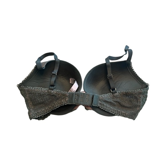 Victorias Secret Bra Womens Dream Angels Push Up Green Lace Size 32D Underwire - Picture 2 of 4
